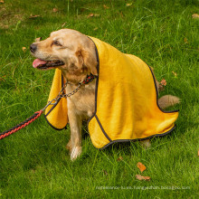 Toalla para perros de microfibra de albornoz de perro mascota de nueva moda